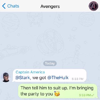 Уведомления о закрепленных сообщениях.