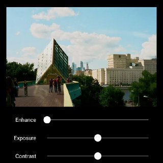 Медиа-редактор: улучшение фото.
