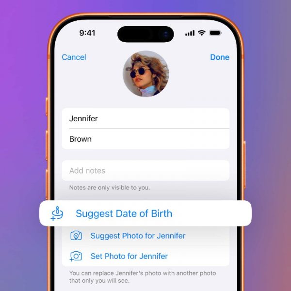 Предложение даты рождения